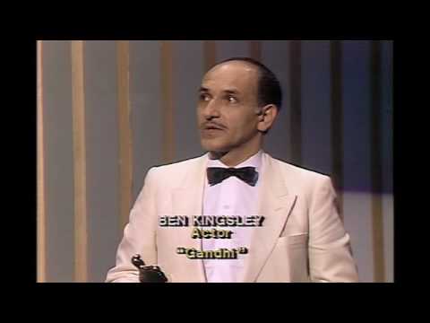 Ben Kingsley winning  Best Actor for 