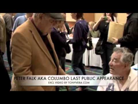 PETER FALK Last Public Appearance Jonathan Winters comes by to say hi