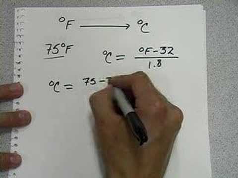 Fahrenheit to Celsius Conversion