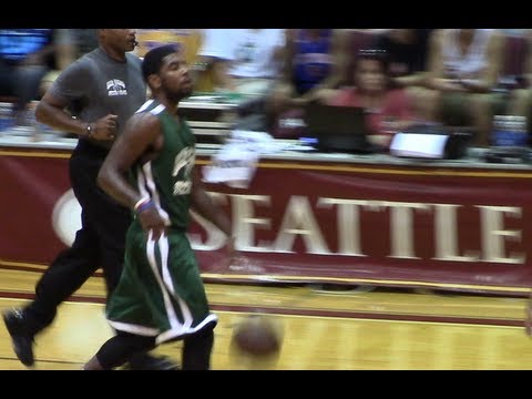 FULL HIGHLIGHTS: Kyrie Irving & Jeff Green vs Tony Wroten @ Jamal Crawford Pro Am (Aug 16, 2013)