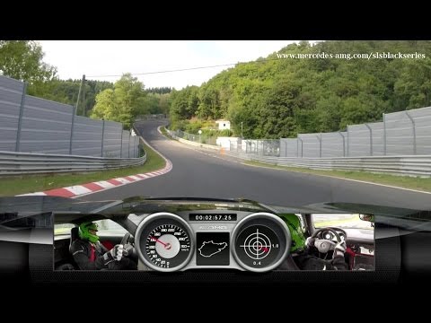 SLS AMG Coupé Black Series on the Nordschleife