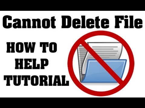 Cannot Delete a Folder or File - [Solved] How To Delete A File That Won't Delete