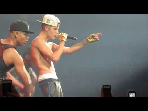 Justin Bieber Boyfriend/Baby Shirtless- San Jose 6/26/13 HD