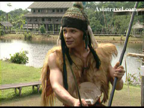 Iban Tribes Warriors of Sarawak, Malaysia by Asiatravel.com