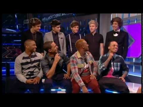 One Direction & JLS Xtra Factor Interview *Funny*