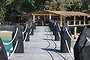 The welcoming jetty at Doini Island.