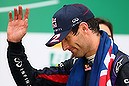 Webber bows out on podium (Thumbnail)