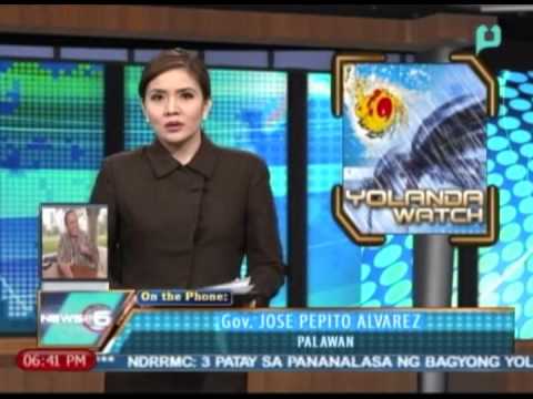 Panayam kay Gov. Jose Alvarez, Palawan - ukol sa paghahanda ng Palawan kay 'Yolanda' - 11/8/13