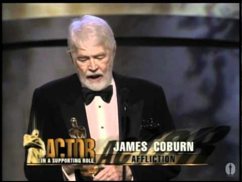 James Coburn winning Best Supporting Actor