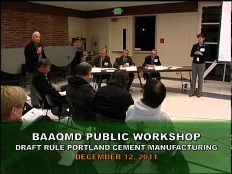 BAAQMD Portland Cement Workshop (2011)