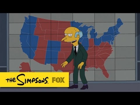 Mr. Burns Endorses Romney | The Simpsons | ANIMATION on FOX