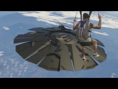 GTA 5: Fort Zancudo UFO Gameplay Clip