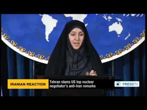 Tehran slams US top nuclear negotiator s anti Iran remarks