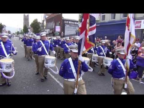 North Belfast Young Loyalist@Gertrude Star Parade 6-7-13 HD