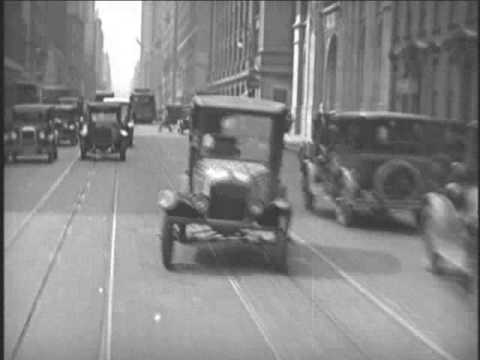 Driving Around New York City - 1928