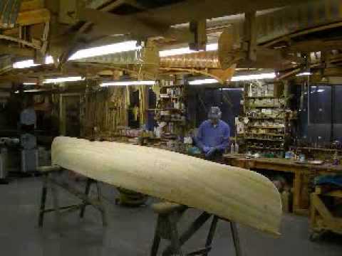 Building a Canoe at Northwoods Canoe Co.