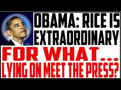 Obama Meet The Press Interview - Obama LIES About Susan Rice, No Follow Up From David Gregory