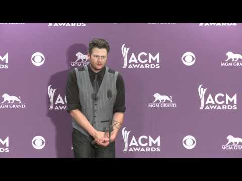 Blake Shelton Press Room Interview ACM Awards 2012