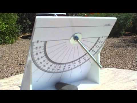 Demonstration of An Equatorial Sundial