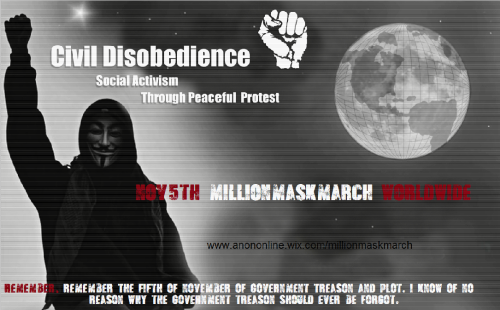 #MillionMaskMarch: towards a crowdsourced democracy