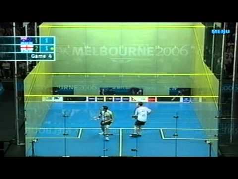 Squash:Peter Nicol v David Palmer :Squash Gold Medal Match Commonwealth Games 2006