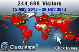 Locations of visitors to this page