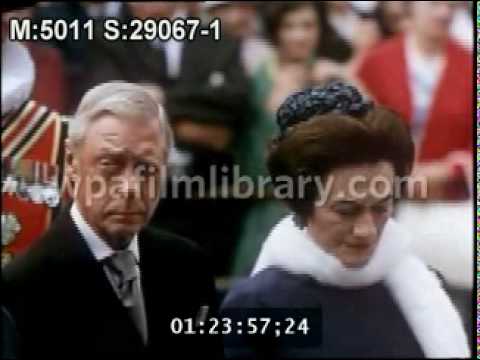 HRH The Duke of Windsor at the Queen Mary Memorial Unveiling, 1967