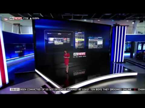 Sky News: New Newswall - 14th October 2013