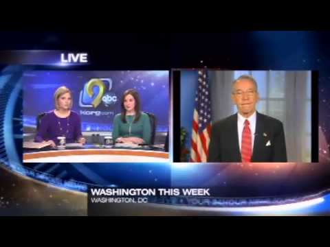 Chuck Grassley KCRG Morning News Interview April 23, 2013