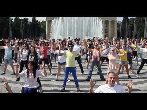 Wheelz GENTLEMAN Flashmob in Baku | PSY / BEP / Usher