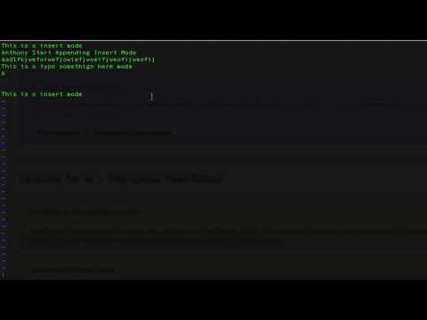 Learn Linux | Lesson: Vi Commands and Usage