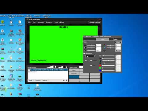 Xsplit Overlay/Chroma Key Effect For When You Live Stream | Tutorial | HD