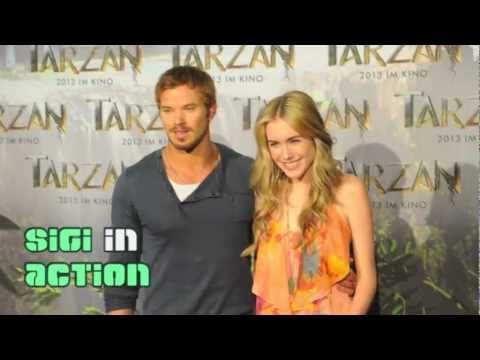 Tarzan 3D - Kellan Lutz and Spencer Locke (Photocall & Interviews)