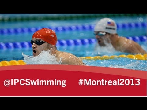 2013 IPC Swimming World Championships Montreal, Tuesday 13 August, evening session