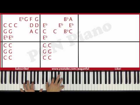 ♫ ORIGINAL - How To Play Skyfall Adele Piano Tutorial Lesson - PGN Piano