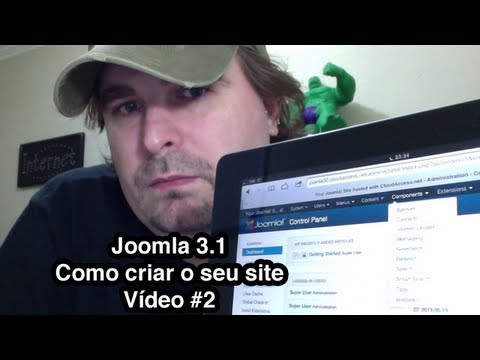 Joomla 3.1 - Curso Básico - Tradução, Menus, Categorias, Artigos e Módulos - Vídeo #2