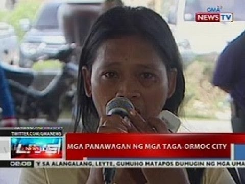 NTL: Mga panawagan ng mga taga-Ormoc City, Leyte