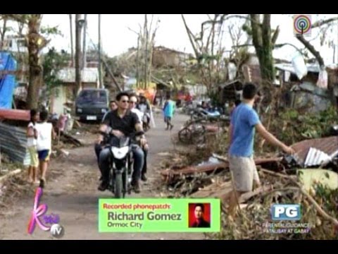 Richard appeals for help for Ormoc residents