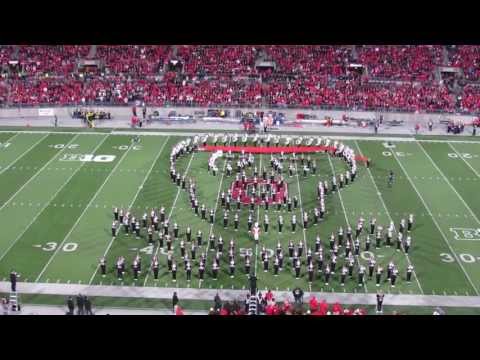 Ohio State Marching Band Hollywood  Blockbusters Halftime Show 10 26 2013 OSU vs Penn State