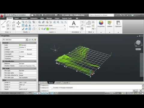 Topography from Polylines: Part 1