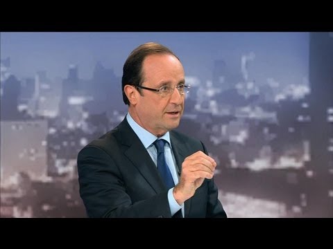 BFMTV 2012 : l'interview de François Hollande par Olivier Mazerolle