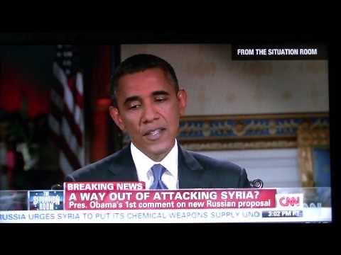 Russia to Syria Turn over Chemical Weapons - President Obama September 9, 2013