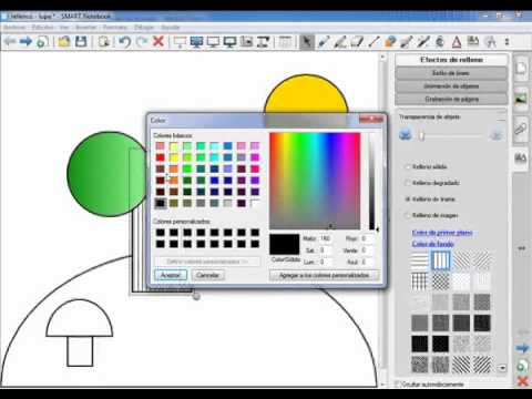 Smart Notebook 10. Tutorial 05: Efectos de relleno