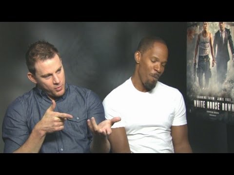 Funny White House Down chat: Channing Tatum & Jamie Foxx enforce twerking & get intimate