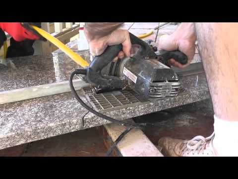 How To Install Granite Countertops On A Budget - Part 3 - Cut & Fit With A Circular Saw