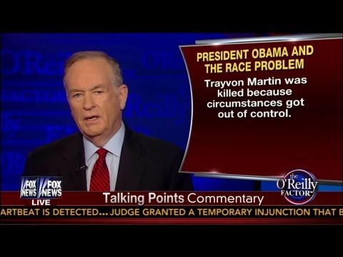 Bill O'Reilly Challenges Obama & Black Caucus to Address Race Problem - The Factor - 7-22-13