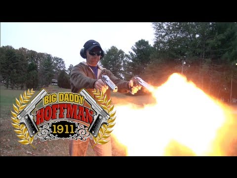 Two .50 Cal Desert Eagles Slow Motion