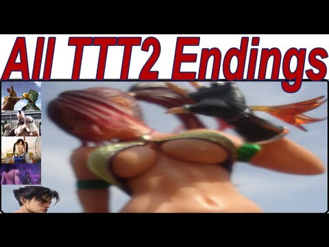 Tekken Tag Tournament 2 - All Endings Cutscenes (All Characters) 1080p