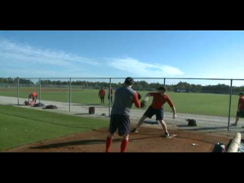 Buchholz and Lester Monday Morning Workout