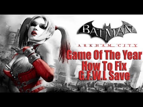 How to Fix Batman: Arkham City - WINDOWS LIVE OFFLINE Profile